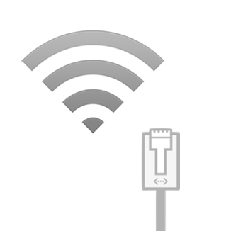 Representación de conexión de internet via Ethernet y Wifi