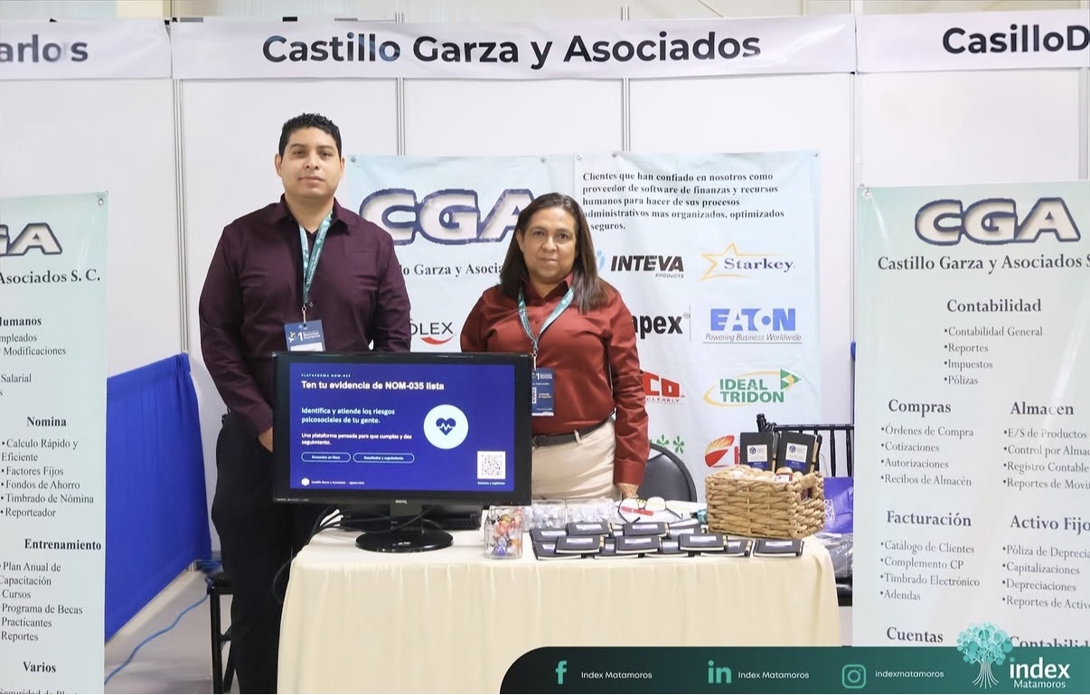 Equipo de Castillo Garza y Asociados en el Primer Congreso de Recursos Humanos de INDEX Matamoros