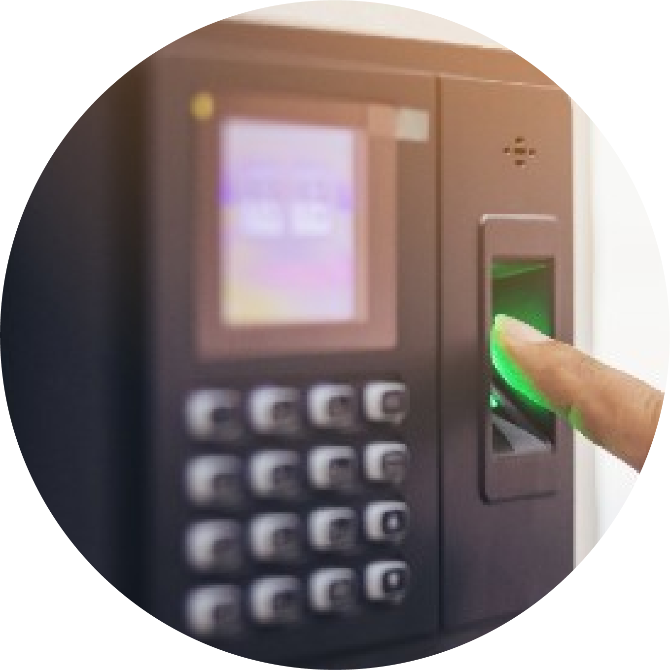 Control de datos biométricos